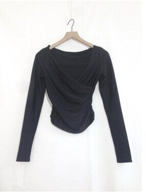 Lapointe V-neck Ruched Top Sample - Small - NWT
